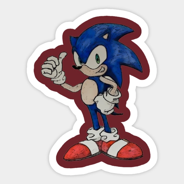 Sonic the Hedgehog Sticker by Newland Designs